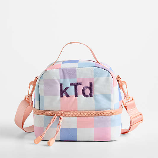 Cotton Candy Hopscotch Dual Compartment Soft Insulated Kids Lunch Box