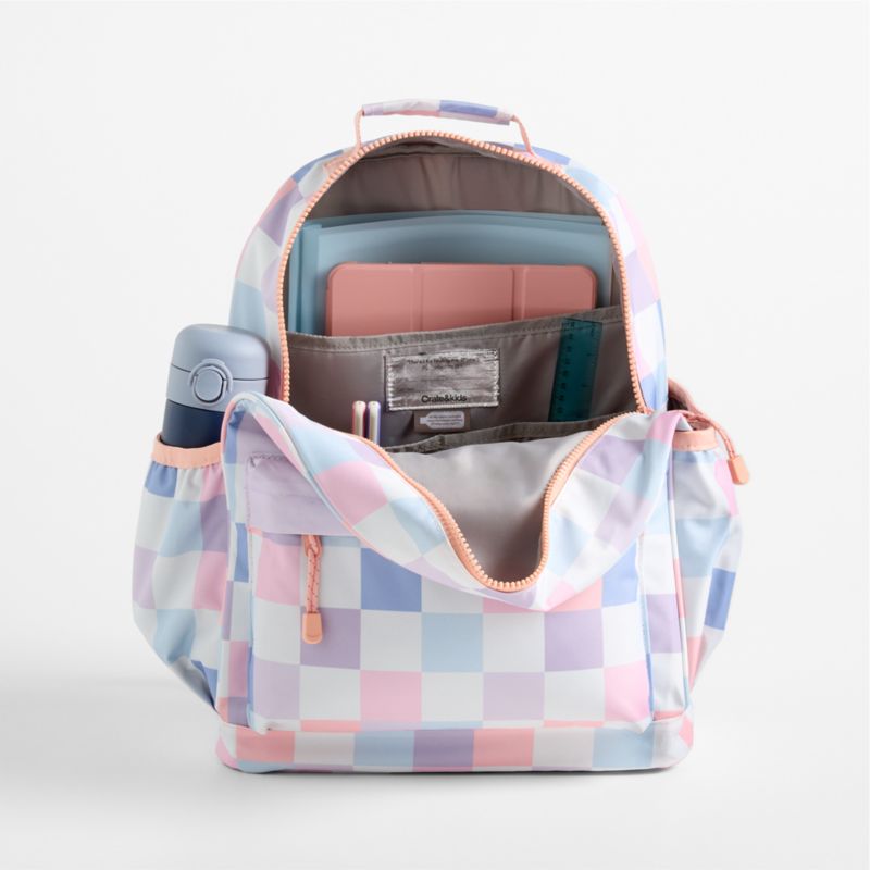 Cotton Candy Hopscotch Large Kids Backpack with Side Pockets - image 7 of 10