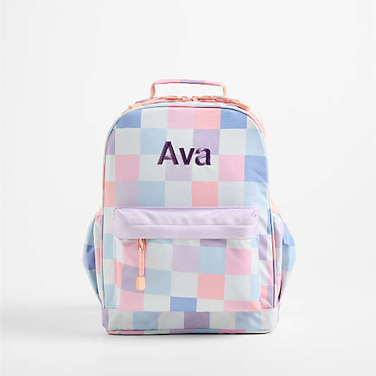 Cotton Candy Hopscotch Medium Kids Backpack with Side Pockets