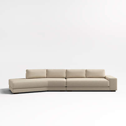 Horizon 2-Piece Sectional Sofa with Left-Arm Angled Chaise