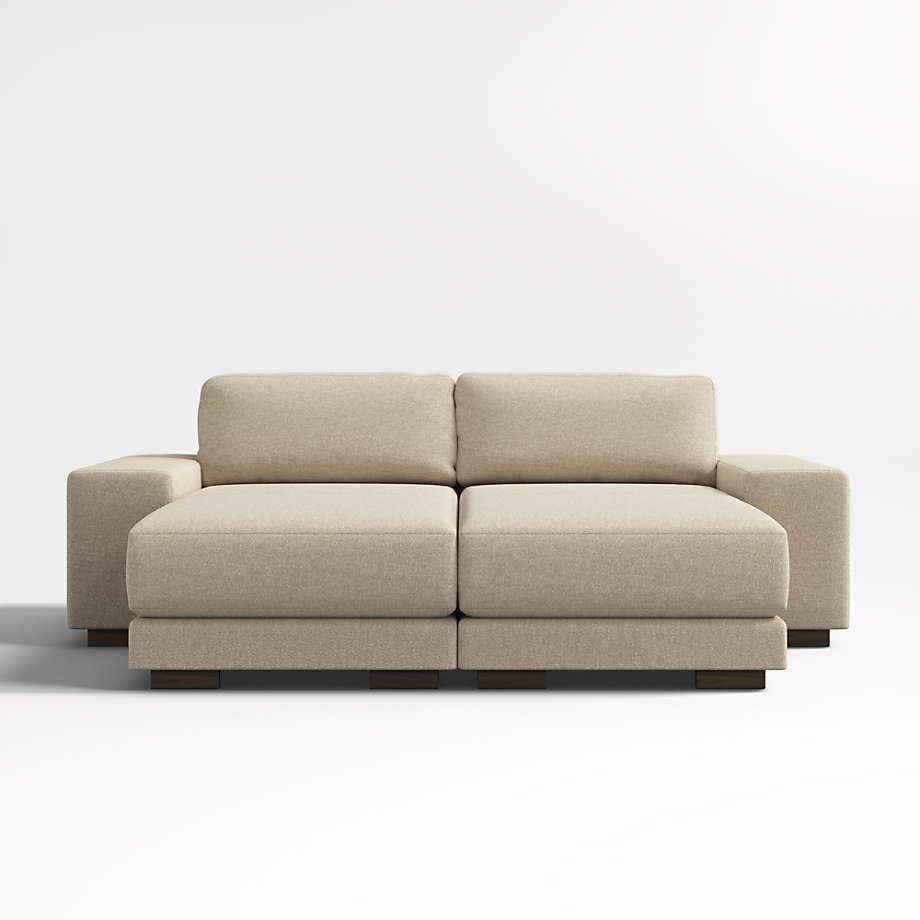 Horizon 2 Piece Double Chaise Sectional Sofa Reviews Crate Barrel   Horizon 2 Piece Double Chaise Sectional Sofa 