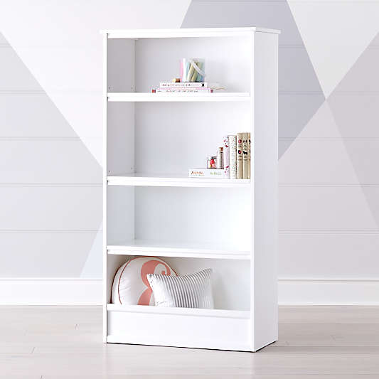 Horizon Tall White Bookcase