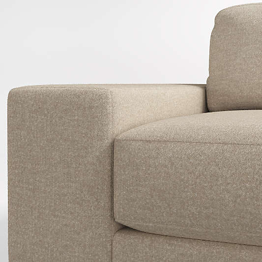 Horizon 4-Piece L-Shaped Bench Sectional Sofa with Chaise Lounge