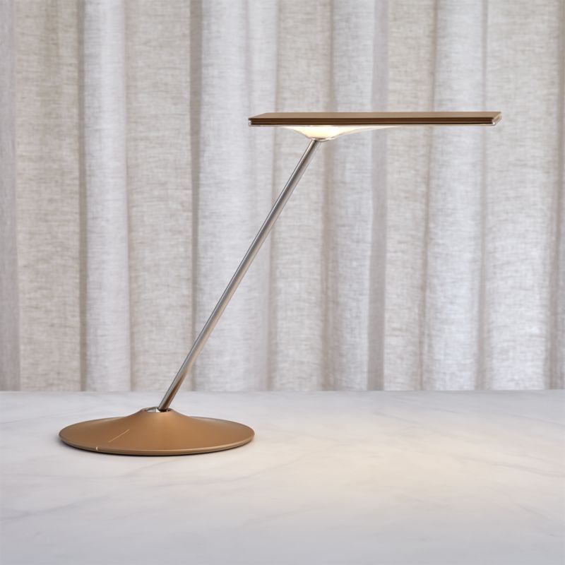 Humanscale ® Horizon Bronze Gold Desk Lamp - image 0 of 8