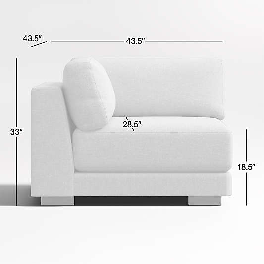 Horizon Upholstered Corner Chair