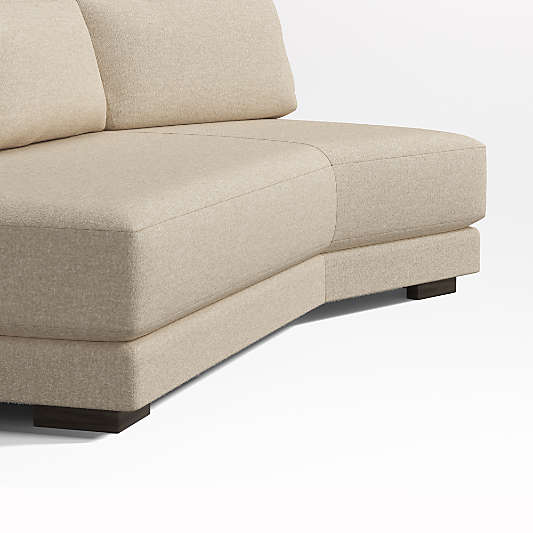 Horizon Left-Arm Angled Chaise Lounge Sectional Piece