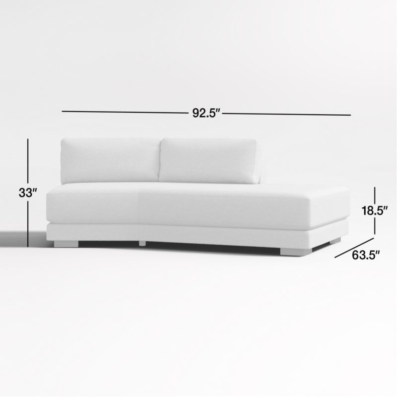 View Horizon Right-Arm Angled Chaise - image 3 of 5