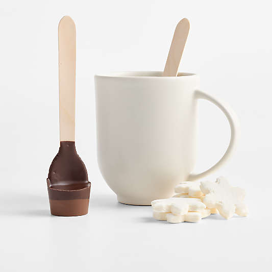 Hot Cocoa Spoons with Snowflake Marshmallows Kit
