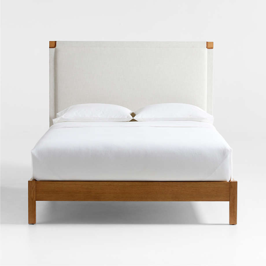 Shinola Hotel Upholstered Wood Bed Crate & Barrel Canada