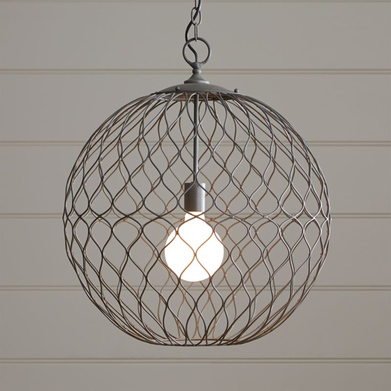 Hoyne 21.5" Iron Pendant Light