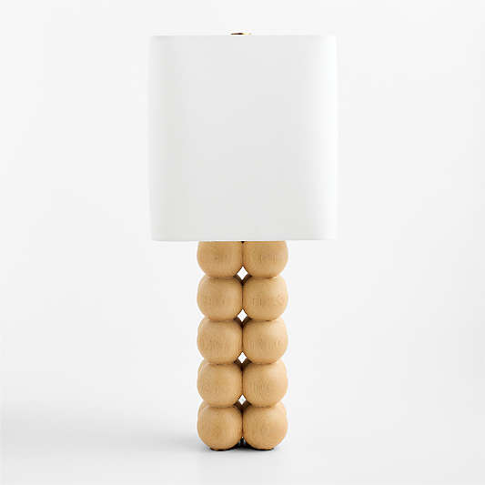 Hopper 30" Wood Table Lamp with Fabric Shade by Venus Williams