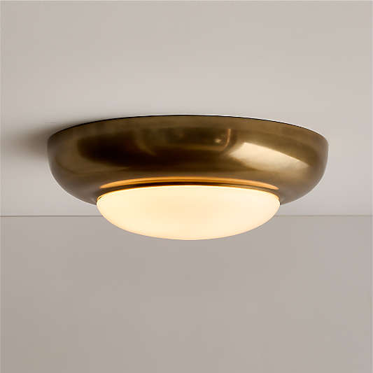 Hardcourt Metal Flush Mount Light by Venus Williams