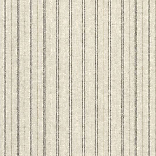 Heritage Charcoal Stripe Wallpaper