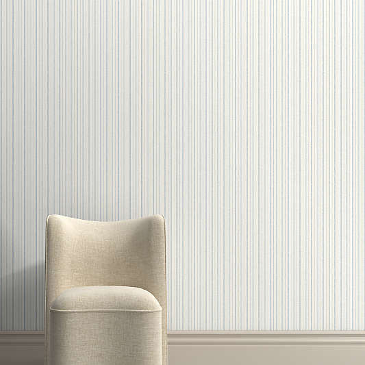 Heritage Light Blue Stripe Wallpaper