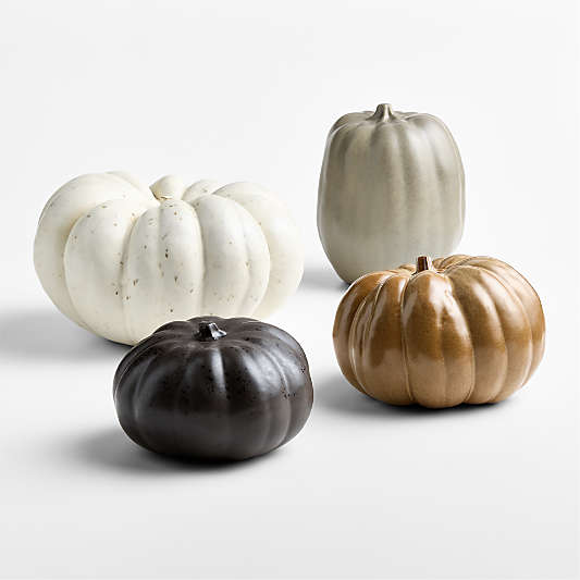 Harvest Ceramic Pumpkins