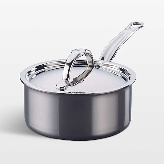 Hestan NanoBond Stainless Steel 1.5-Qt. Saucepan with Lid
