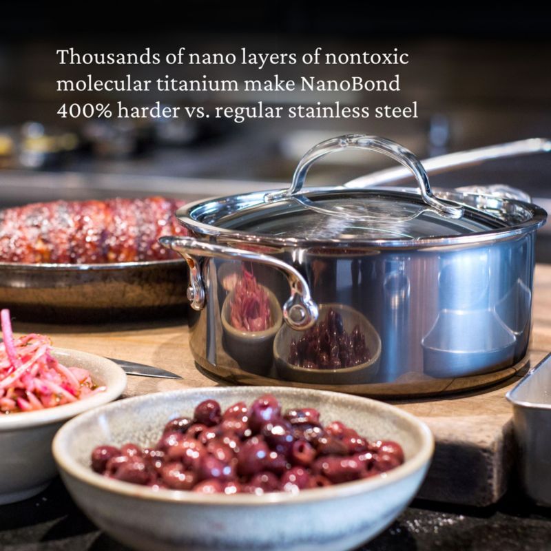 Hestan NanoBond Stainless Steel 3-Quart Soup Pot with Lid - image 5 of 12