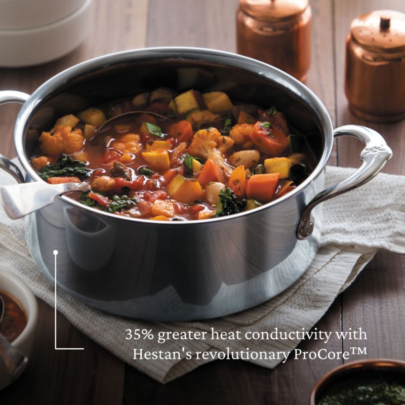 Hestan NanoBond Stainless Steel 3-Quart Soup Pot with Lid - image 2 of 12