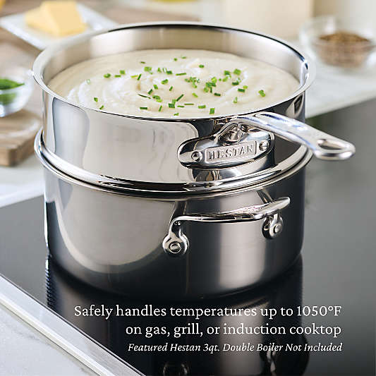 Hestan NanoBond Stainless Steel 3-Quart Soup Pot with Lid