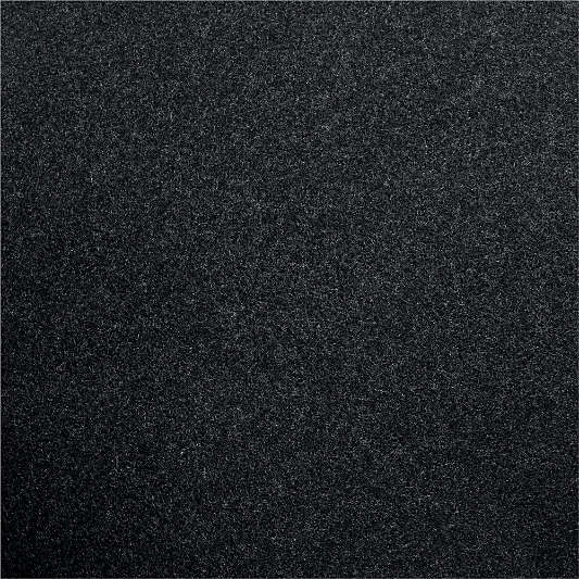 Heathered Wool Blend 20"x20" Ink Black Throw Pillow Cover