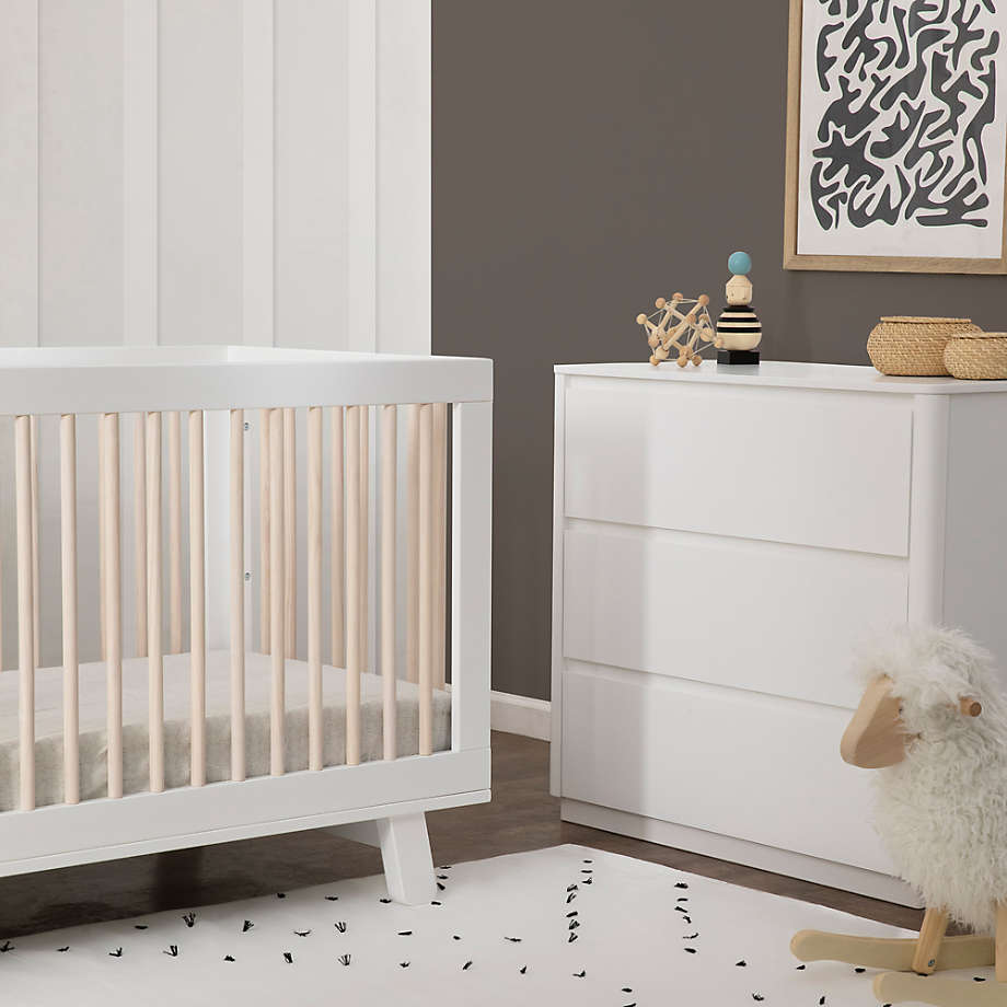 Babyletto hudson shop cot white