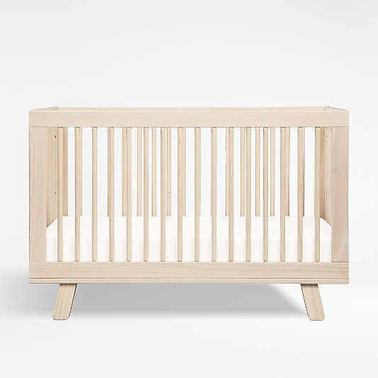 Babyletto Hudson Washed Natural Wood 3-in-1 Convertible Crib