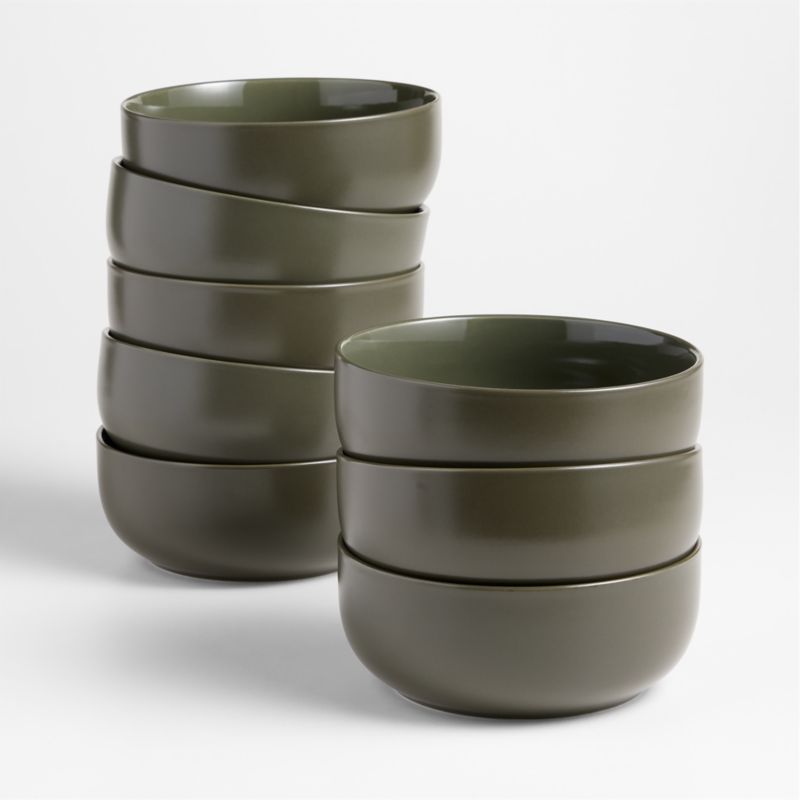 Hudson Burnt Green Stoneware Cereal Bowl - image 5 of 6