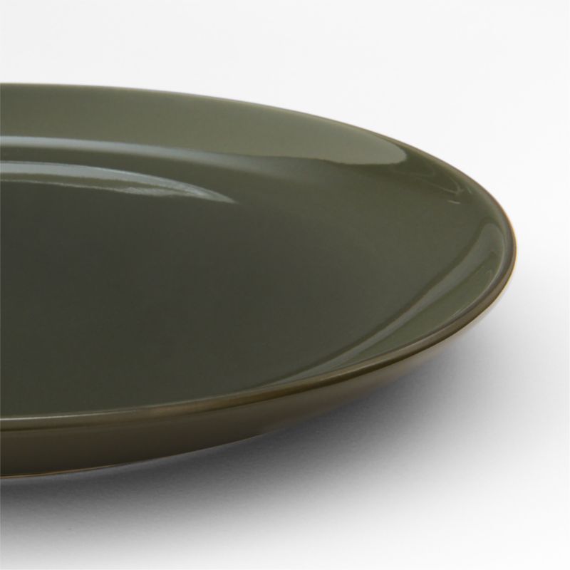 Hudson Burnt Green Stoneware Dinner Plate - image 5 of 7