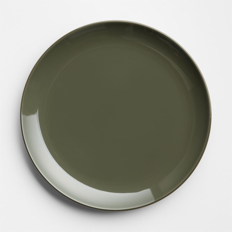 Viewing product image Hudson Burnt Green Stoneware Dinner Plate - image 1 of 7