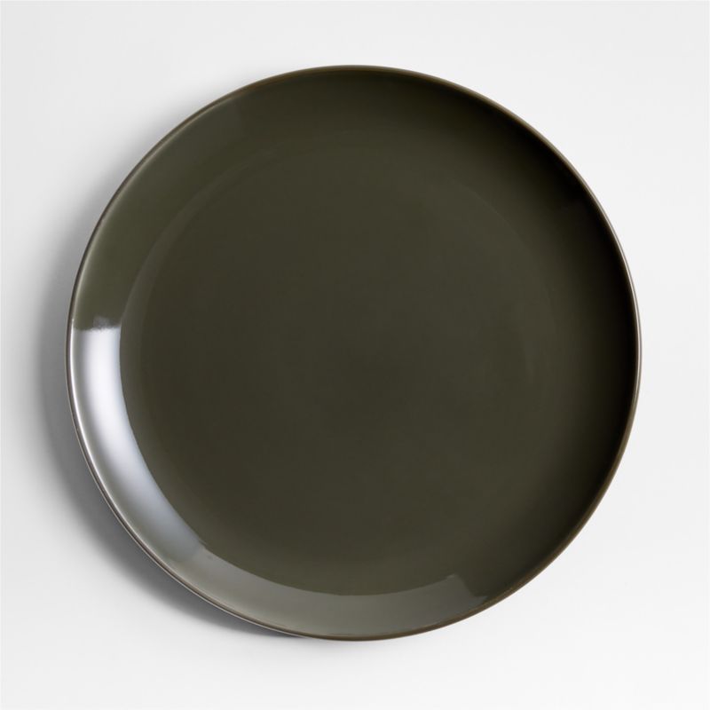 Hudson Burnt Green Stoneware Dinner Plates, Set of 8 - image 6 of 7