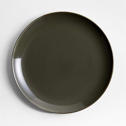 Hudson Burnt Green Stoneware Dinner Plate