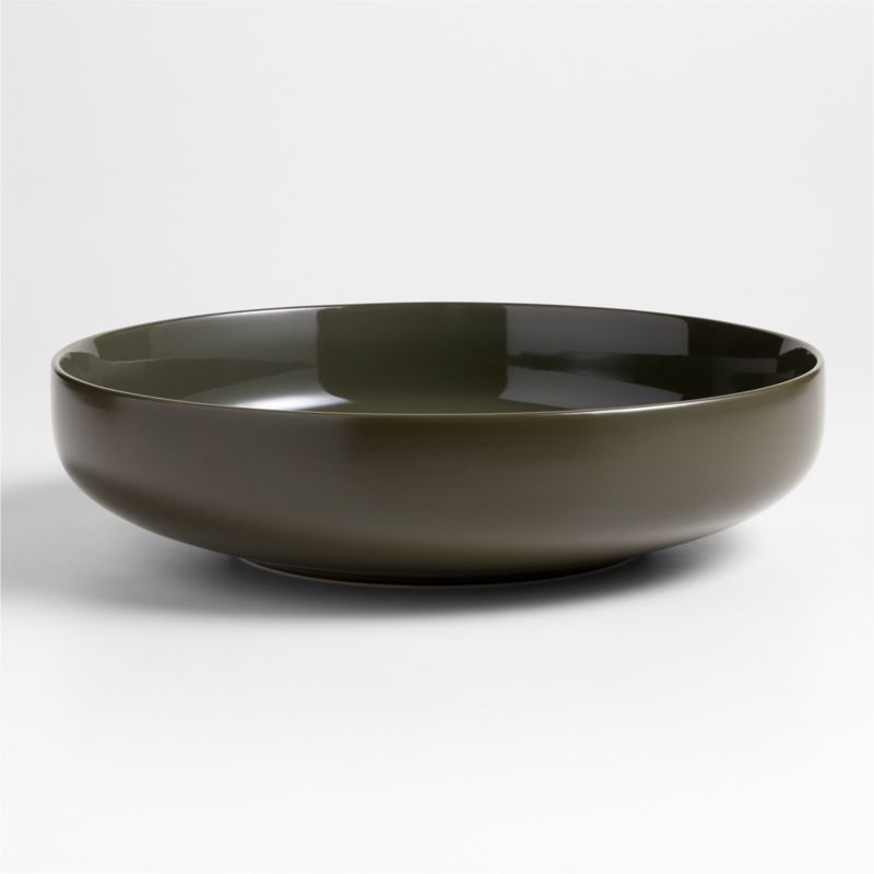 Hudson Burnt Green Stoneware Serving Bowl - image 0 of 5