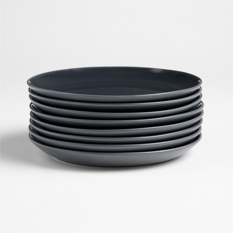 Hudson Charcoal Stoneware Salad Plates, Set of 8 - image 0 of 6