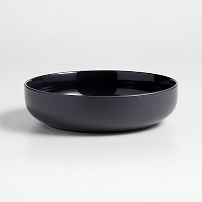 View Hudson Charcoal Stoneware Low Bowl details