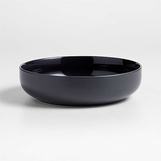 Hudson Charcoal Stoneware Low Bowl