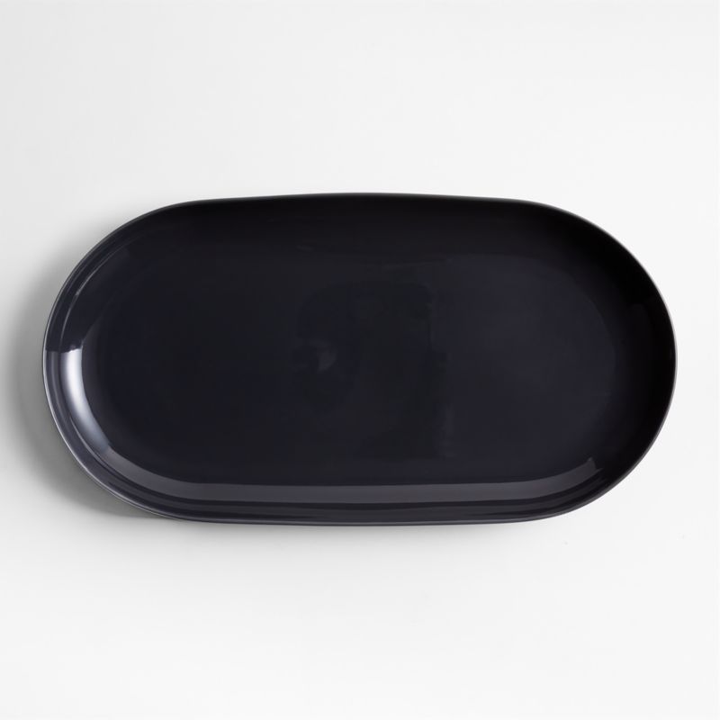 Hudson Charcoal Stoneware Platter