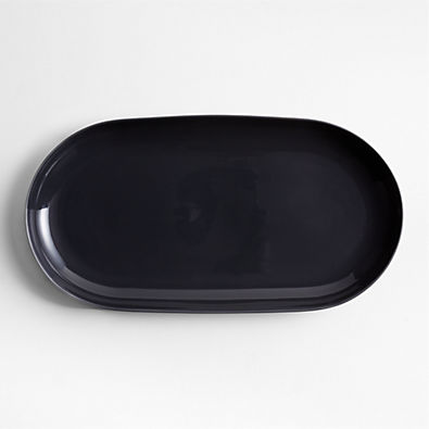View Hudson Charcoal Stoneware Platter details