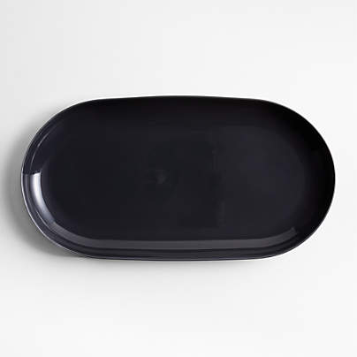 Hudson Charcoal Stoneware Platter