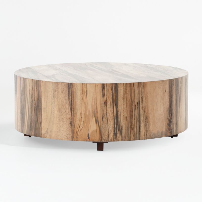 Dillon Natural Yukas Wood 40 Round Coffee Table + Reviews