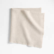 Hudson Natural Dinner Napkin | Crate & Barrel