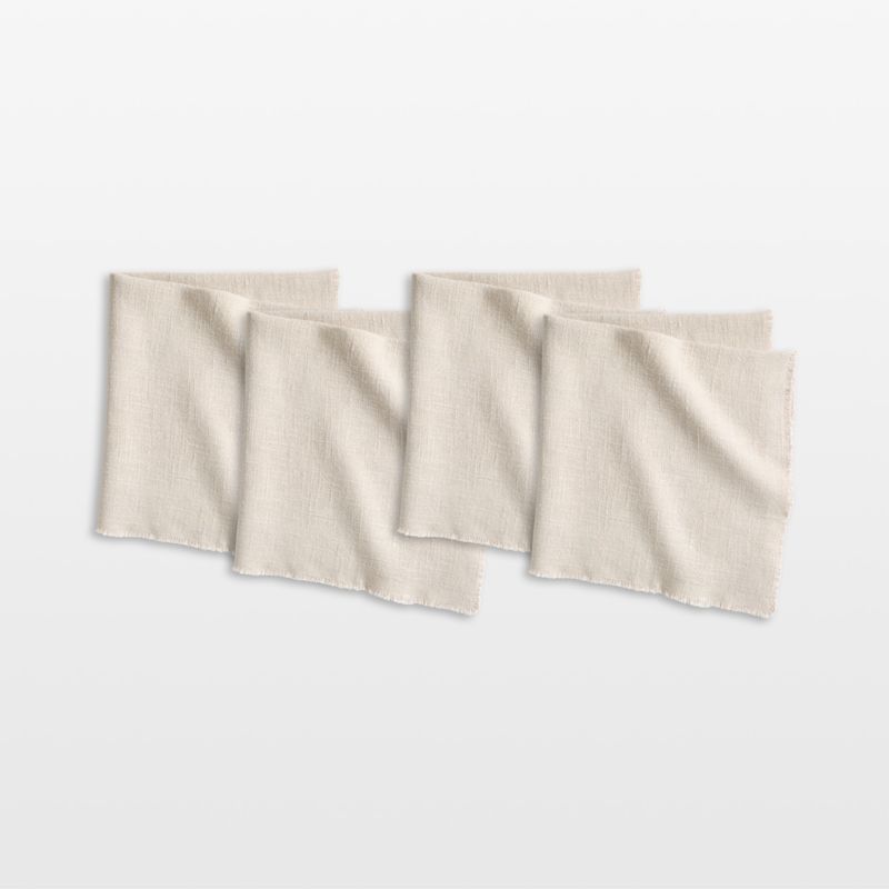 Hudson Natural Dinner Napkins, Set of 4 - image 0 of 7