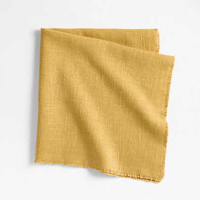 View Hudson Yellow Honey Dinner Napkin details