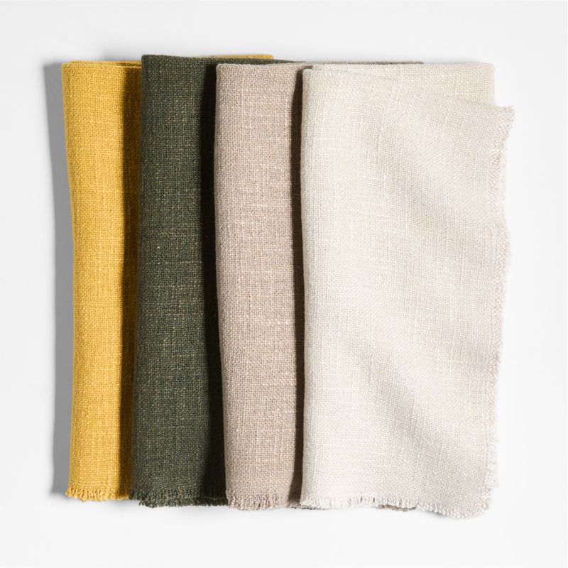 Hudson Natural Dinner Napkins, Set of 4 - image 5 of 7