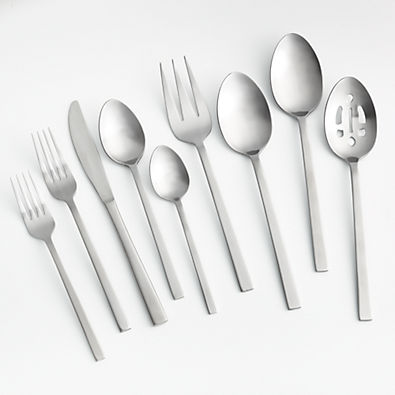 View Hudson Satin 52-Piece Flatware Set details