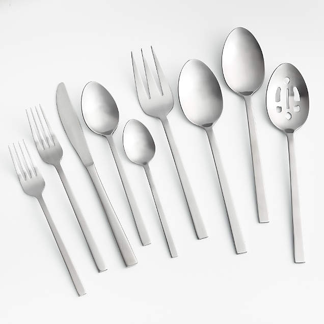 Cirrus 52Piece Flatware Set + Reviews Crate & Barrel Canada
