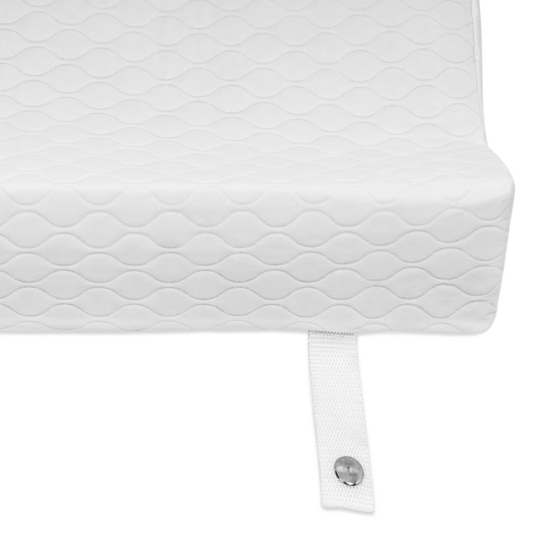 Babyletto Hudson White Wood 3-Drawer Dresser with Removable Changing Tray & Contour Changing Pad - image 9 of 11