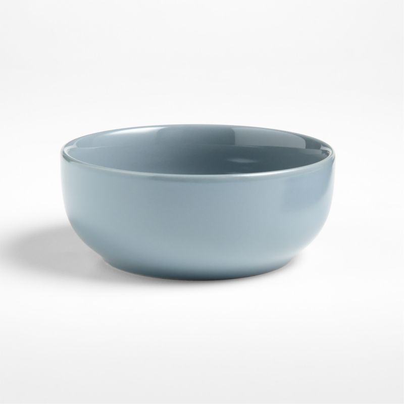 Viewing product image Hudson Mist Blue Stoneware Cereal Bowl - image 1 of 3