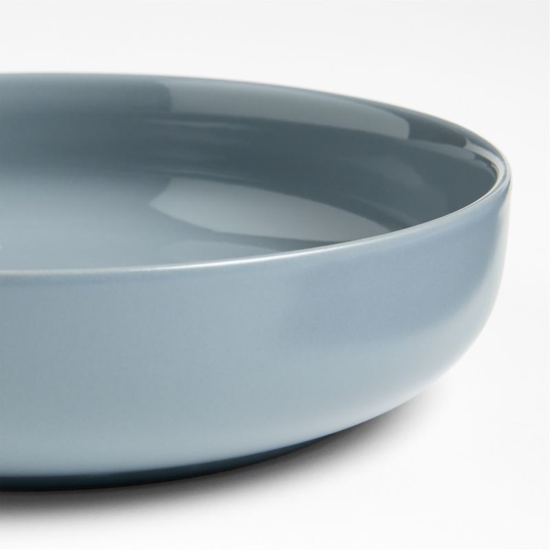 Hudson Mist Blue Stoneware Low Bowl - image 2 of 3