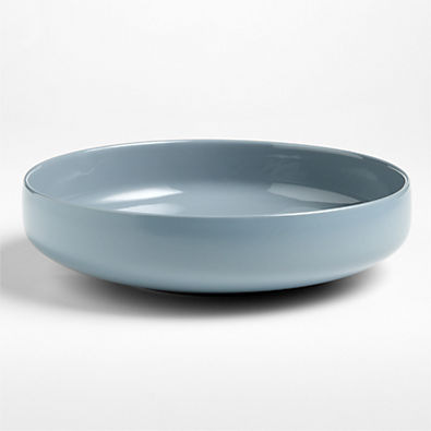 View Hudson Mist Blue Stoneware Serve Bowl details