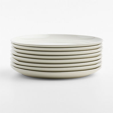 View Hudson Natural Stoneware Dinner Plates, Set of 8 details